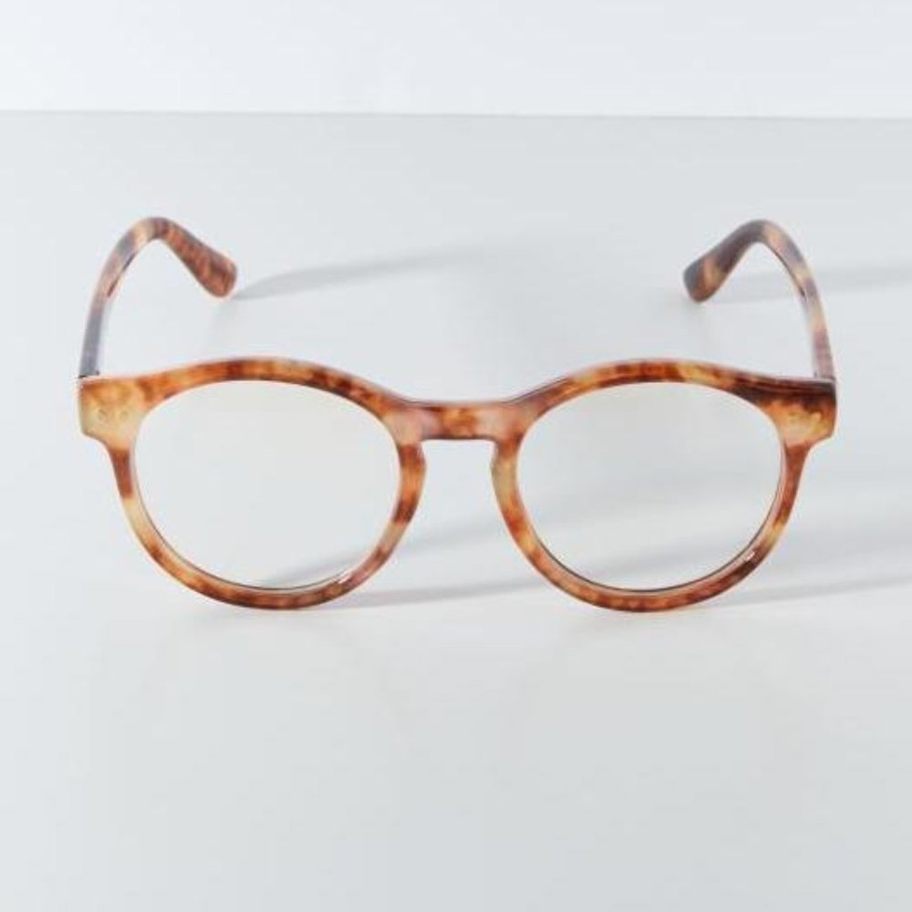 Urban Outfitters Arlo Plastic Round Blue Light Glasses